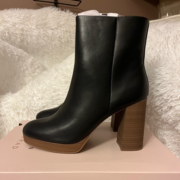 NWT Lauren Conrad Halima Stacked Heel Boots - Picture 3 of 9